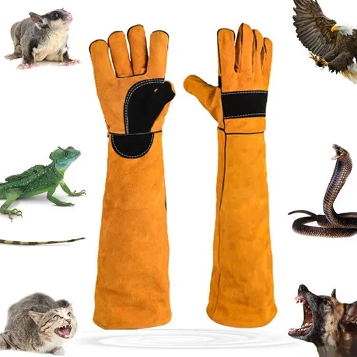 Animal Handling Gloves,Cat Bite Proof Gloves,Multipurpose Pet Bite Proof Glove For Cat Dog Bird Falcon Snake