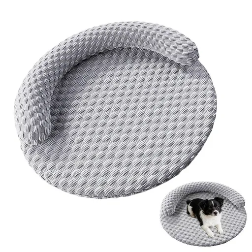 Washable Cooling Pet Bed with Removable Cover for Dogs & Cats - Dark Gray - XL