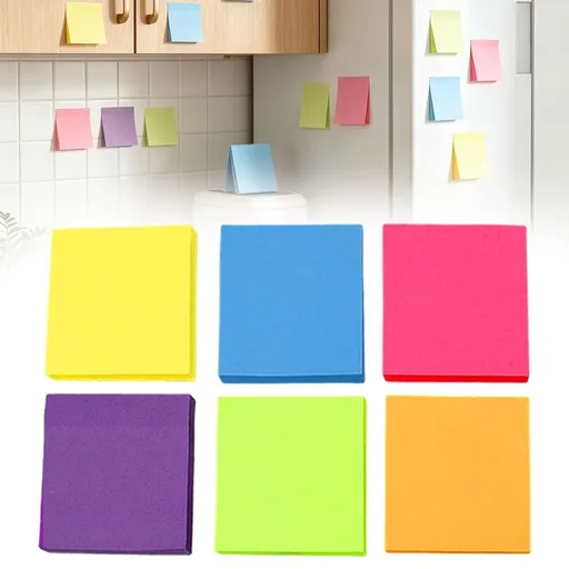 12Pc 3X3 Inches Sticky Notes, Stick Note for Study & Daily Life Organization, 12 Pads, Office Supply, Memo Pads, Set