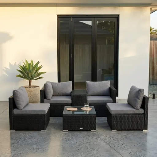 Modular Outdoor Wicker Lounge Set