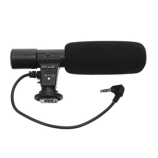 1Pc Recording Mic for Audio with Longstandby and 20M Pickup Distance for Filmmaking