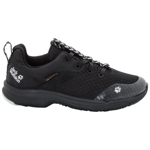 Jack Wolfskin Girls Phoenix Texapore Low Shoes Hiking Trekking - Black - Black