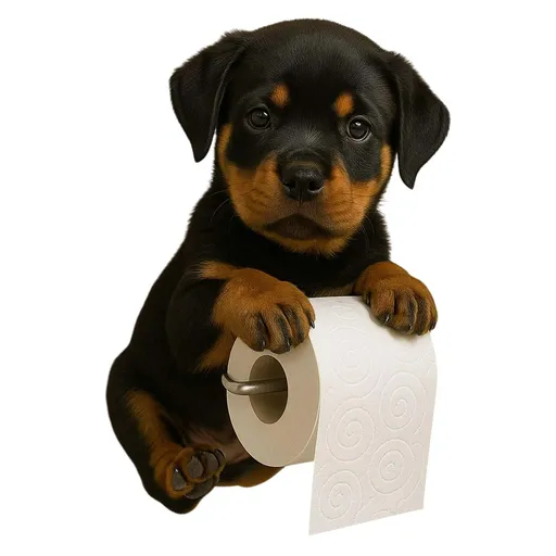 Dogs Toilet Roll Holder Series, 3D Resin Cute Dog Towel Rack, Wall Mouted Toilets Paper Storage Dispenser for Home Bathroom Kitchen B
