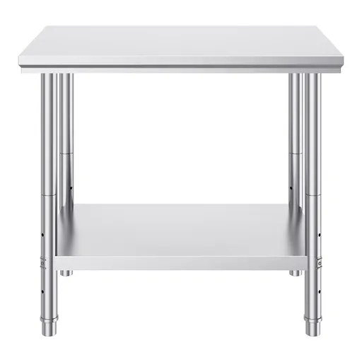 910x610mm Stainless Steel Kitchen Bench Commercial Work Food Prep Table