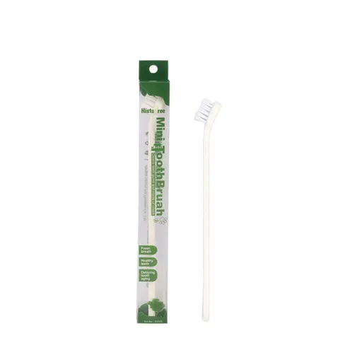 White Pet Toothbrush 5 Pack - PP Single Head Dental Cleaning Brush, Long Handle Oral Care Tool for Dogs and Cats, Easy Everyday Pet Hygiene