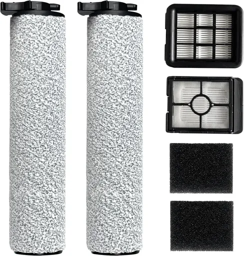 Replacement Brush Roller and HEPA Filters Kit Compatible with Bissell Crosswave HF3 Cordless Wet/Dry Vacuum Cleaner 3649A Model