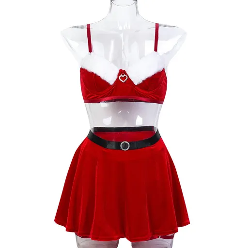 House Of Dasein Christmas Dress Up Holiday Four Piece Set - S