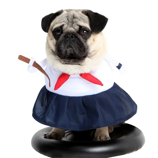 Pet Dog Transformation Costume Polyester Red scarf L
