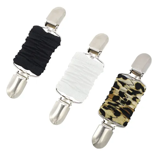 3PCS Cinch Clips for Dress Women Dress Clip Set, Vintage Sweater Shawl Clip Retro Cardigan Collar Clip Dress Shirt (3 Colors)