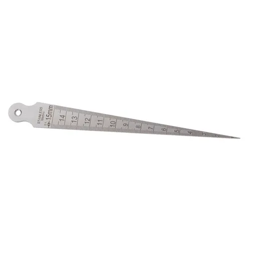 Stainless Steel Taper Gauge Precision Measuring Tool with Polished Finish and Easy-to-Read Scale for Accurate Measurements