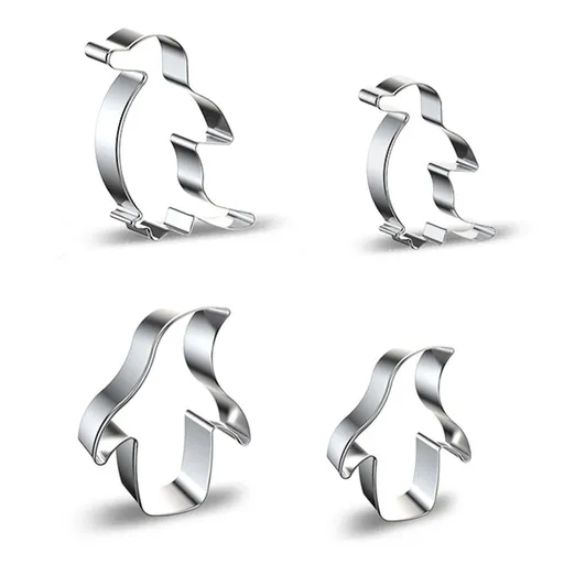 4pcs Cookie Moulds Biscuit Mold Cookie Cutters Biscuit Cutter Stainless Steel Material Baking Tool Baking Stainless