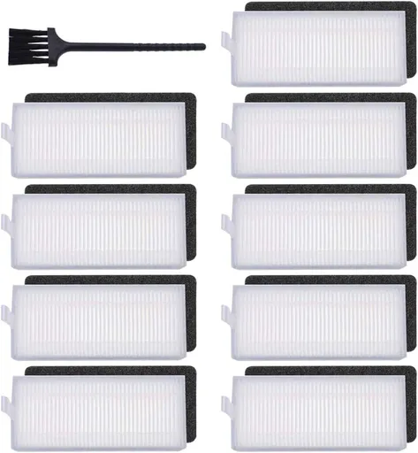 Replacement ilters Compatible with Ecovacs Deebot N79S N79 DN622 DN622.11 DN622.31 N79W N79se Deebot 500 DC3G and Yeedi K600 K700, Robot Vacuums, 9-Pack.