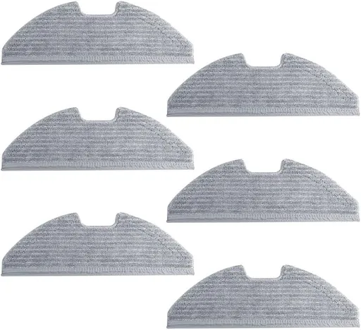 Replacement Washable Mopping Cloth Mop Pads Compatible with euy RoboVac G30/G20/G10 Hybrid, Robot Vacuums Accessory, 6-Pack.