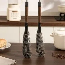 2 in 1 Cleaning Brush, Detachable Dual-Head Brush for Blender Cleaning Brush, Fruit Juicer Machine Clean Brush, Flexible Bendable Cup & Bottles Brush for Kitchen Appliances