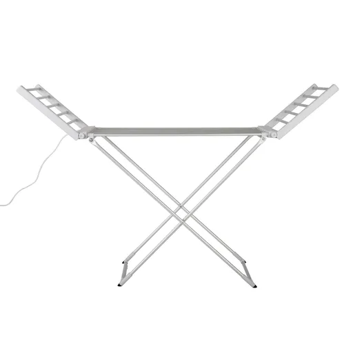 Devanti Electric Heated Towel Rail Rack 18 Bars Freestanding Clothes Dry Warmer