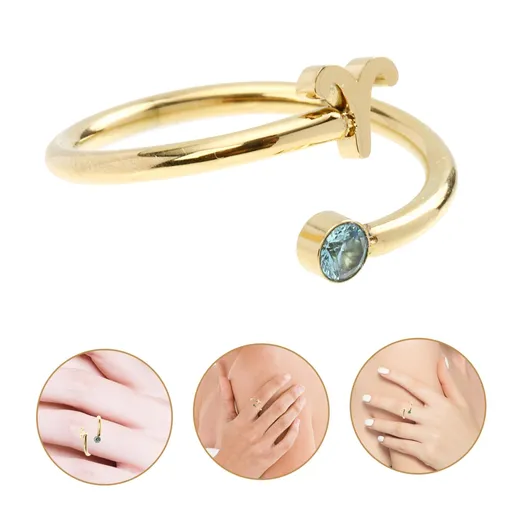 Twelve zodiac rings, couple zircon crystal rings, vintage rings, men's jewelry, silver jewelry, men's rings, women's rings