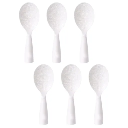 6pcs Kitchen Rice Scooper Plastic Non-stick Household Item for Kitchen Use