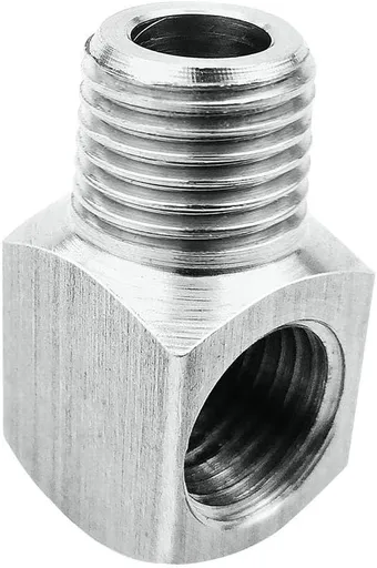 Stainless Steel Cast Pipe Fittings 90 Degree Barstock Street Elbow 1/4" NPT Male x 1/4" NPT Female Water Fuel Air