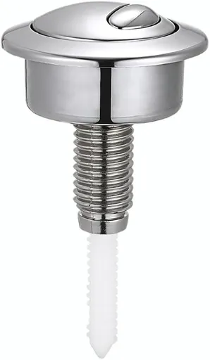 Top Push Button for Toilet Compatible with 49 Flush Valve Durable Replacement Part for Efficient Flushing Ideal for Home Office Commercial Use (Electroplated Silver Plating)
