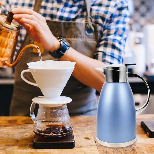 Double Walled Thermal Carafe 1.8l Stainless Steel Insulated Jug