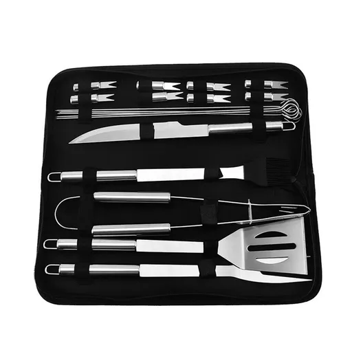 18 pack Grilling Accessories, Dad Gifts for Christmas Grilling Gifts, Heavy Duty Stainless Steel Grill Set BBQ Grill Accessories for Outdoor Grill, Best Gifts for Men Dad