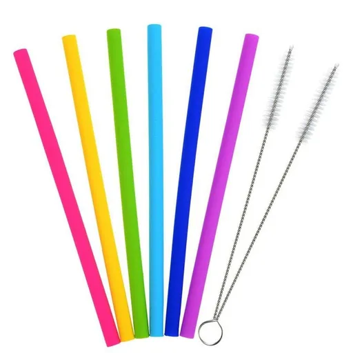 Big Savings Clearance,,Reusable 10inch Extra Wide Jumbo Drinking Straws For Smoothie,Juices, Bubble Milk Tea, Cocktails