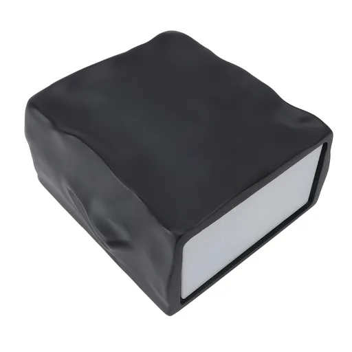 Wall Sconce Modern Mini Resin Plaster Warm Light Hardwired Minimalist Square Pleated Wall Lamp for Living Room Bedroom Stairs Corridors 100‑240V