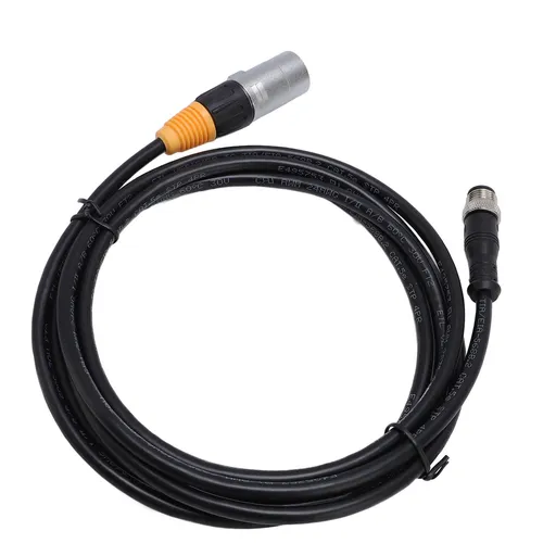 M12 RJ45 Ethernet Cable Water Resistant RJ45 to M12 5P Male Shielded Connector Cable Adapter for Industrial Automation 2m/6.56ft
