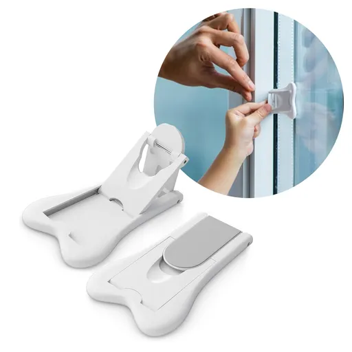 Child Safety Locks for Cabinets and Drawers, Sliding Door Lock, Easy-to-Install Cabinet Locks for Babies