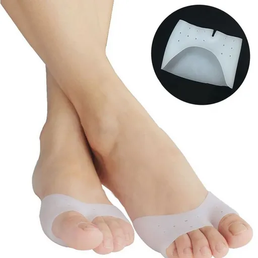 Half Toe Metatarsal Foot Pads, Insole Ball of Foot Cushions, Soft Silicone Gel Feet Support for Neuroma Plantar Fasciitis Blisters
