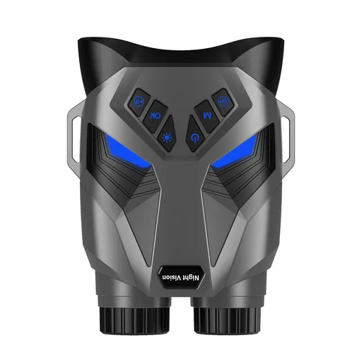 Grey 4K Portable Digital Night Vision Binoculars - HD Photo & Video Infrared Scope