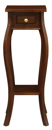 Cabriole Leg Plant Stand (Mahogany)
