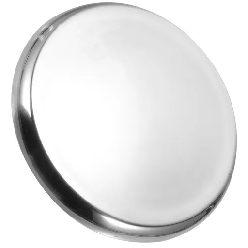 Stainless Steel Round Bar Stool Seat with Smooth Edges, Kitchen Replacement Seat for Home and Commercial Use