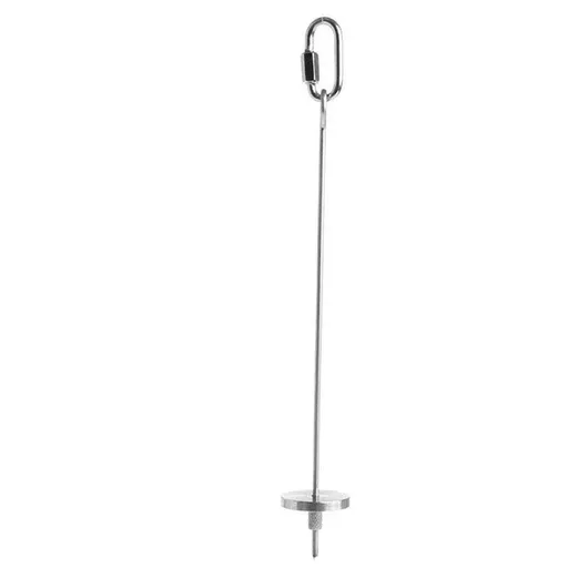 Pet Stainless Steel Bird Parrot Cage Skewer Food Meat Stick Spear Fruit Holder - 20CM