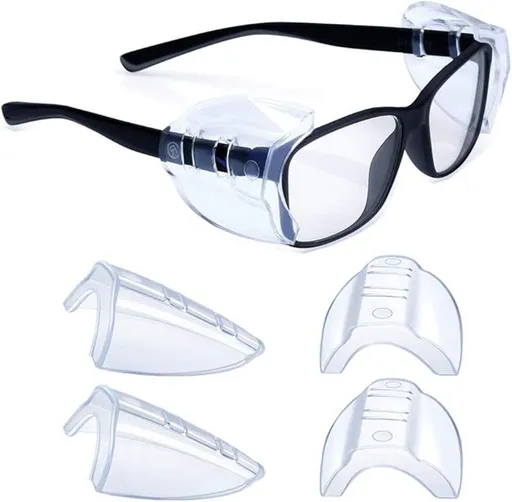 Universal Clear Side Shields for Safety Glasses