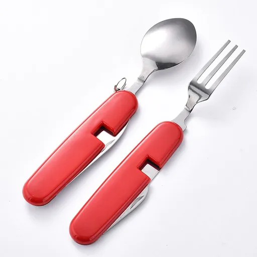 2-Piece Children Knife Spoon Fork Set Steel Child Flatware Set Kids Utensils Set with Case for Lunch Box （2pcs）