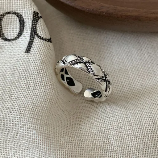 JZ1198 High Polish Band | Retro Silver High Shine Ring | Halloween Bright Shiny Gift | Fade-Proof Adjustable High Polished Shiny Women's Dress Ring
