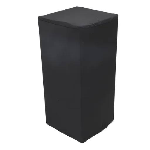 Speaker Cover Nylon Dust Proof Rain Proof Elastic Speaker Protective Cover for Indoor Outdoor Black