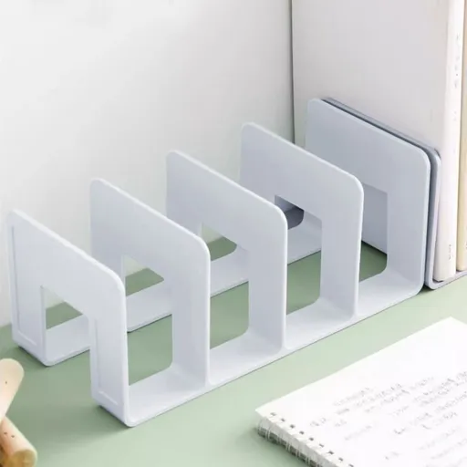 File Organizer For Desk, Desktop Document/Mail Organizer, Book Holder, Files Folder Holder Rack For Envelopes Mail Letter Paper Notebook Electronics