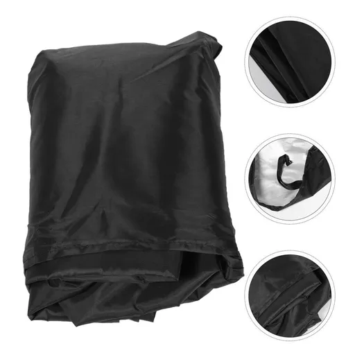 Lawn Mower Cover Black 210D Oxford Cloth Universal Fit for All Types