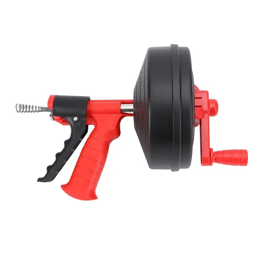 Drain Snake Manual Or Drill Powered 65 Manganese Steel Spring High Hardness Flexible Clog Remover for Toilet Kitchen 5m Spring