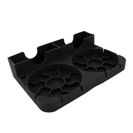 Water Bottle Drying Rack Non Slip Base Silicone Baby Bottle Dryer Stand for Home and Office Black