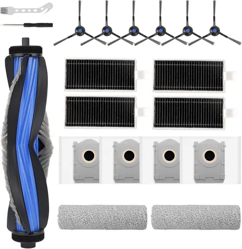 17 PCS Accessories for ECOVACS DEEBOT X8 PRO Omni Robot Vacuum Cleaner