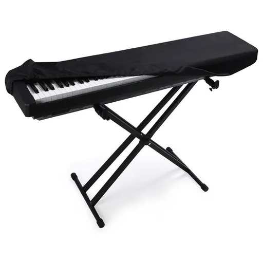 Piano Keyboard Dust Cover, 88 Keys Piano Music Keyboard Cover, Stretchy Electronic Keyboard Piano Cover with Elastic Cord Locking Clasp (88 Keys,only one protective cover)