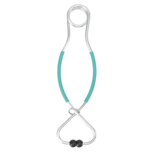Cattle Bull Cow Nose Pliers Metal Punch Free Strong Traction Cow Pulling Tool for Farm Ranch Veterinary L Green