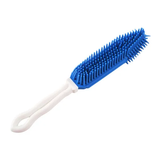 Pet Brush Dog Beauty Accessories Pet Bath Brush Long Handle Soft Rubber Mane Comfortable Beauty Massage Pet Beauty Tools