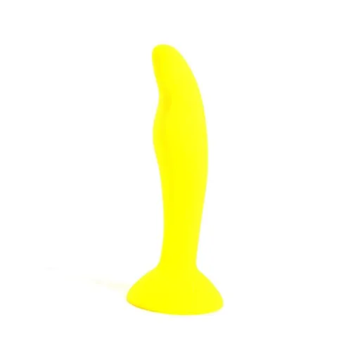 House Of Dasein Colourful Silicone Butt Plug Beads Suction Cup Anal Trainer Beginners - Yellow - Style A