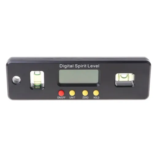Portable Level Square Gauge Protractor Inclinometer Bevel Box with Data Hold Magnet for Construction Carpenter