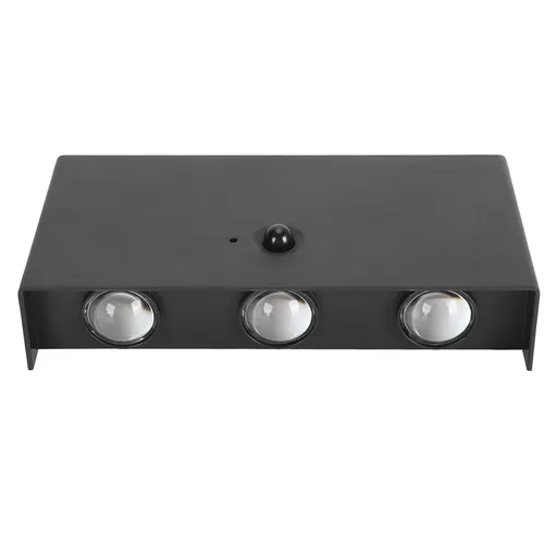 Battery Operated Wall Sconce Rechargeable Motion Sensor Indoor Wall Lights LED Magnetic Up Down Wall Lamp with Touch Switch Black
