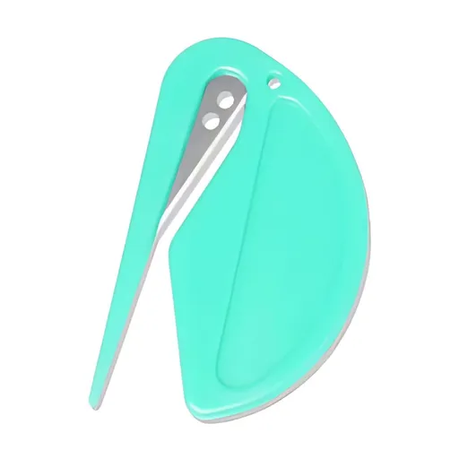 Letter Opener Envelope Slitter, Envelope Opener, Mail Opener, Wrapping Paper Cutter, Package Opener Green